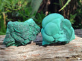 Natural Botryoidal Malachite Specimens x 8 From Congo - Toprock Gemstones and Minerals 