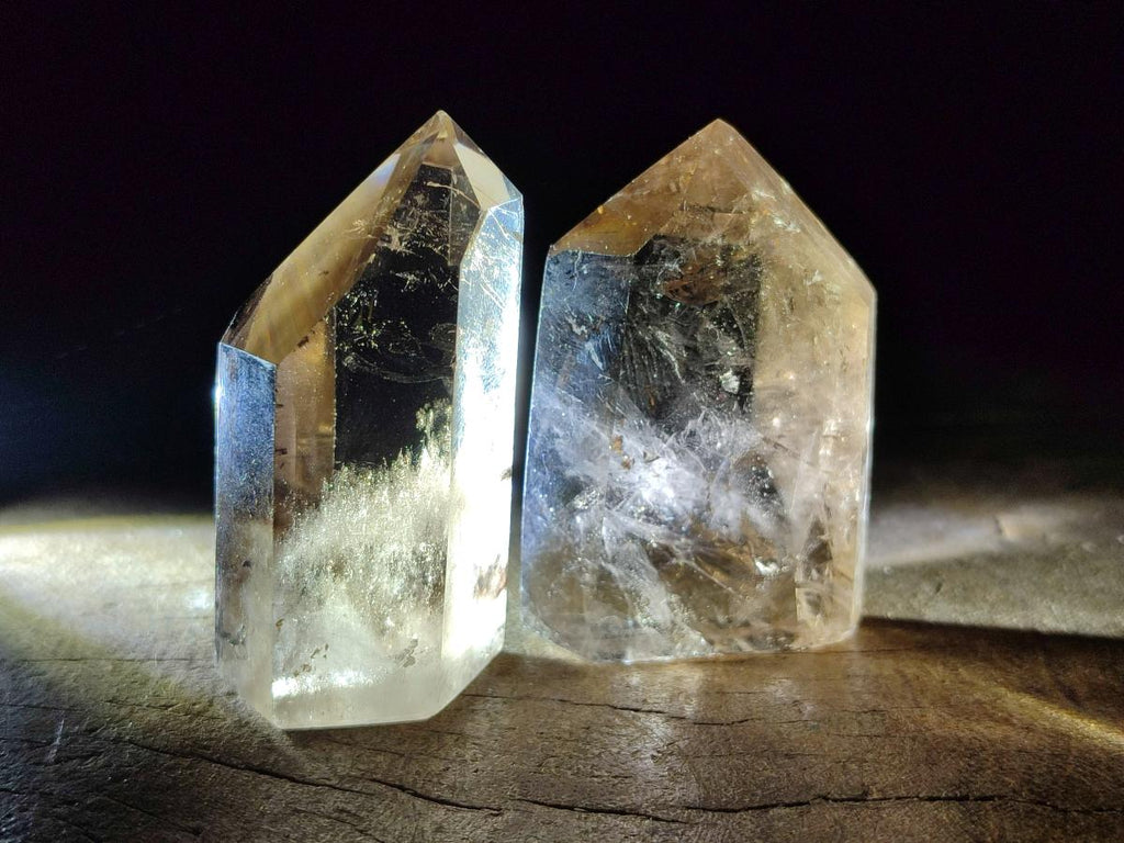 Polished Mix of Quartz Crystals x 6 From Madagascar - Toprock Gemstones and Minerals 