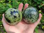 Polished Leopard Stone Spheres x 3 From Zimbabwe - Toprock Gemstones and Minerals 