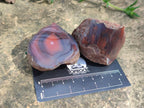 Polished One Side Red Shashe River Agate Nodules x 20 From Shashe River, Zimbabwe - Toprock Gemstones and Minerals 