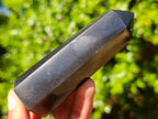 Polished Black Basalt Display Crystals x 12 From Madagascar - Toprock Gemstones and Minerals 