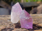 Natural Jacaranda Amethyst Single Crystals x 35 From Mumbwa, Zambia