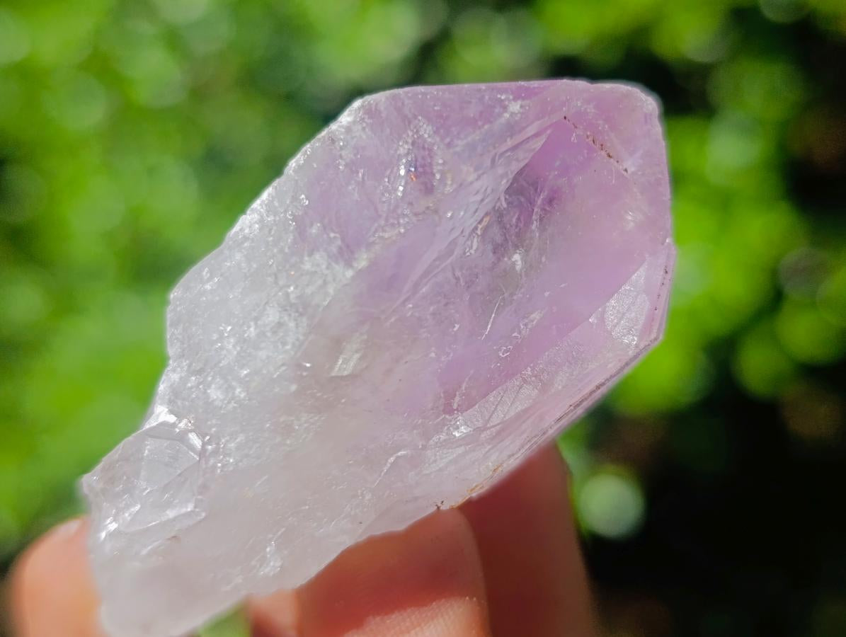 Natural Jacaranda Amethyst Single Crystals x 35 From Mumbwa, Zambia