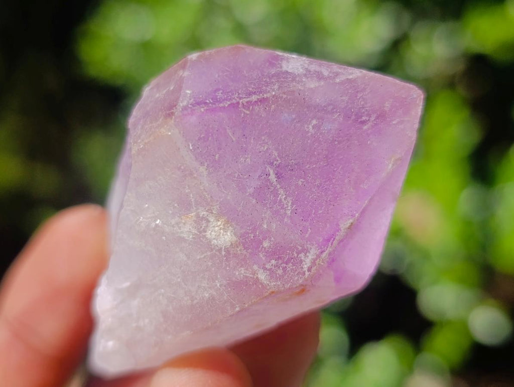 Natural Jacaranda Amethyst Single Crystals x 35 From Mumbwa, Zambia