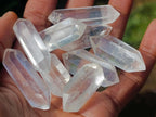 Polished Small Clear Quartz Double Terminated Crystals x 70 From Madagascar