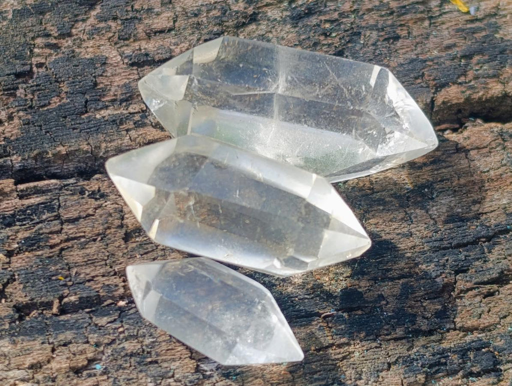 Polished Small Clear Quartz Double Terminated Crystals x 70 From Madagascar