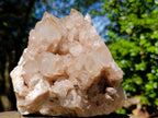 Natural Large Cascading White Phantom Smokey Luena Quartz Cluster x 1 From Luena, Congo - Toprock Gemstones and Minerals 