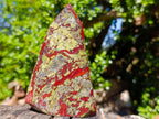 Polished Bastite Dragonsblood Stone Display Crystals x 2 From Tshipise, South Africa - Toprock Gemstones and Minerals 