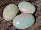 Polished Amazonite Palm Stones x 12 From Madagascar - Toprock Gemstones and Minerals 