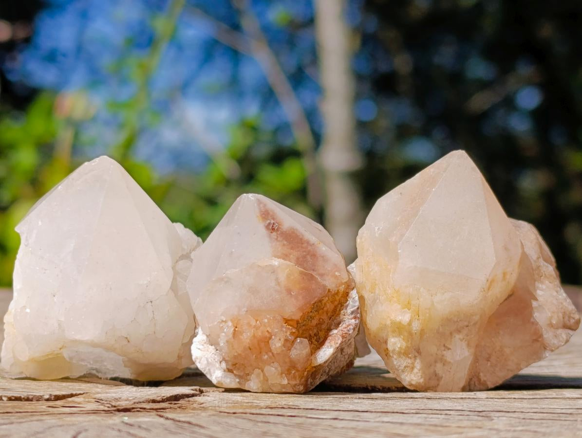 Natural Cascading Candle Quartz Crystals x 35 From Antsirabe, Madagascar - Toprock Gemstones and Minerals 