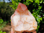 Natural Red Hematoid Quartz Clusters x 3 From Karoi, Zimbabwe - Toprock Gemstones and Minerals 