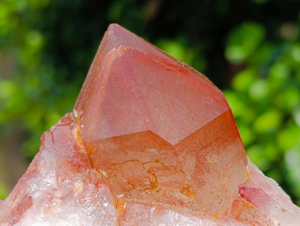 Natural Red Hematoid Quartz Clusters x 3 From Karoi, Zimbabwe - Toprock Gemstones and Minerals 