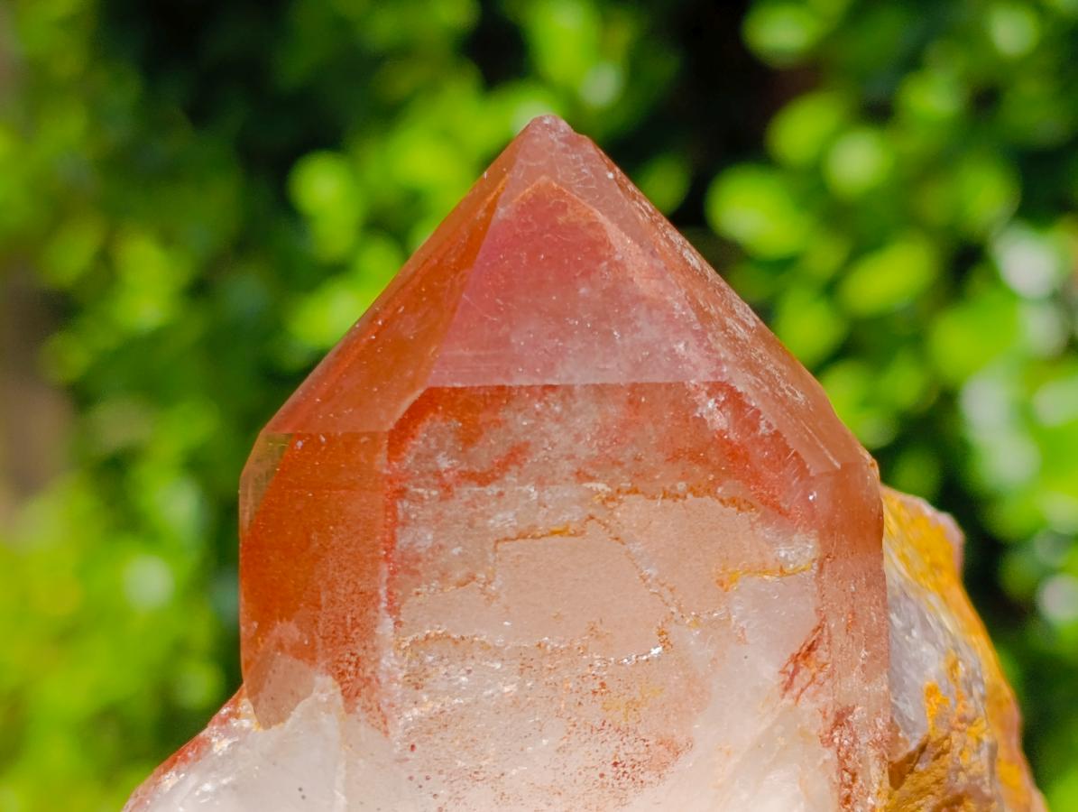 Natural Red Hematoid Quartz Clusters x 3 From Karoi, Zimbabwe - Toprock Gemstones and Minerals 
