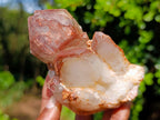 Natural Red Hematoid Quartz Clusters x 3 From Karoi, Zimbabwe - Toprock Gemstones and Minerals 