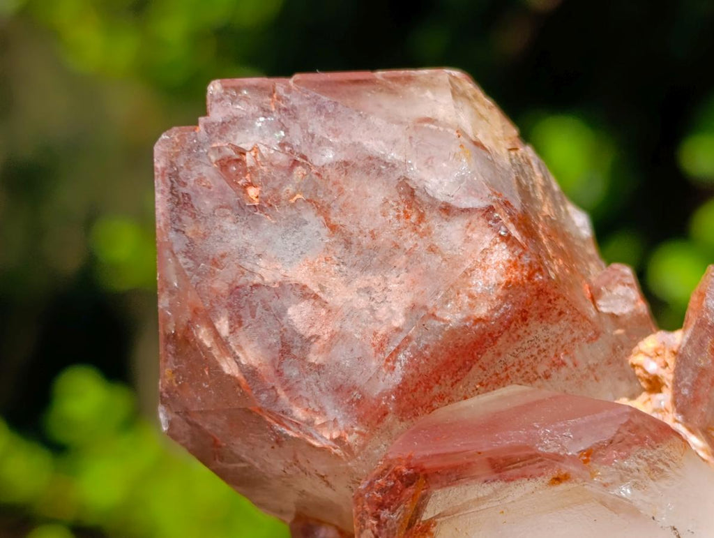 Natural Red Hematoid Quartz Clusters x 3 From Karoi, Zimbabwe - Toprock Gemstones and Minerals 