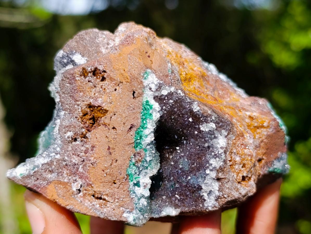 Natural Drusy Quartz Coated Ball Malachite On Dolomite Specimens x 3 From Mindingi Mine, Kambove, Congo - Toprock Gemstones and Minerals 