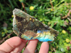 Polished One Side Labradorite Slices x 28 From Madagascar - Toprock Gemstones and Minerals 