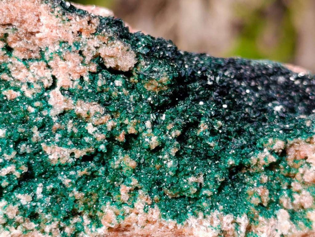 Natural Libethenite Crystals on Dolomite Matrix Specimens x 2 From Shituru, Congo - Toprock Gemstones and Minerals 
