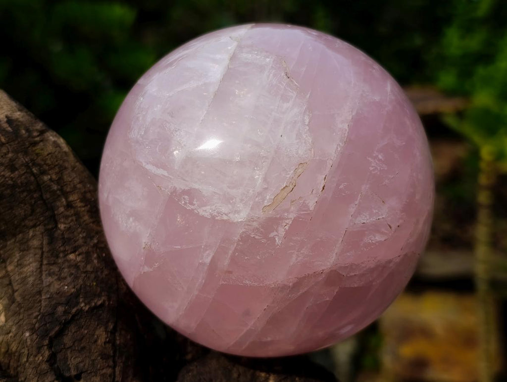 Polished Large Gemmy Rose Quartz Sphere x 1 From Madagascar - Toprock Gemstones and Minerals 