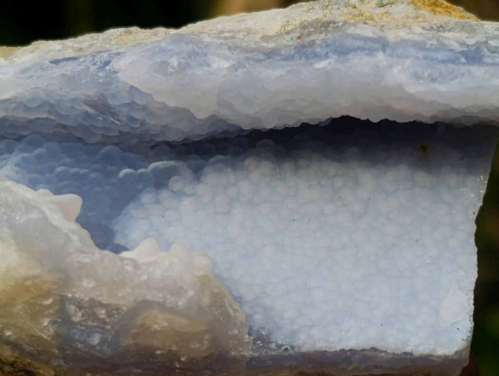 Natural Blue Lace Agate Geode Specimens x 12 From Nsanje, Malawi - Toprock Gemstones and Minerals 