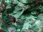 Natural Silky Malachite Specimens x 2 From Kasompe, Congo - Toprock Gemstones and Minerals 