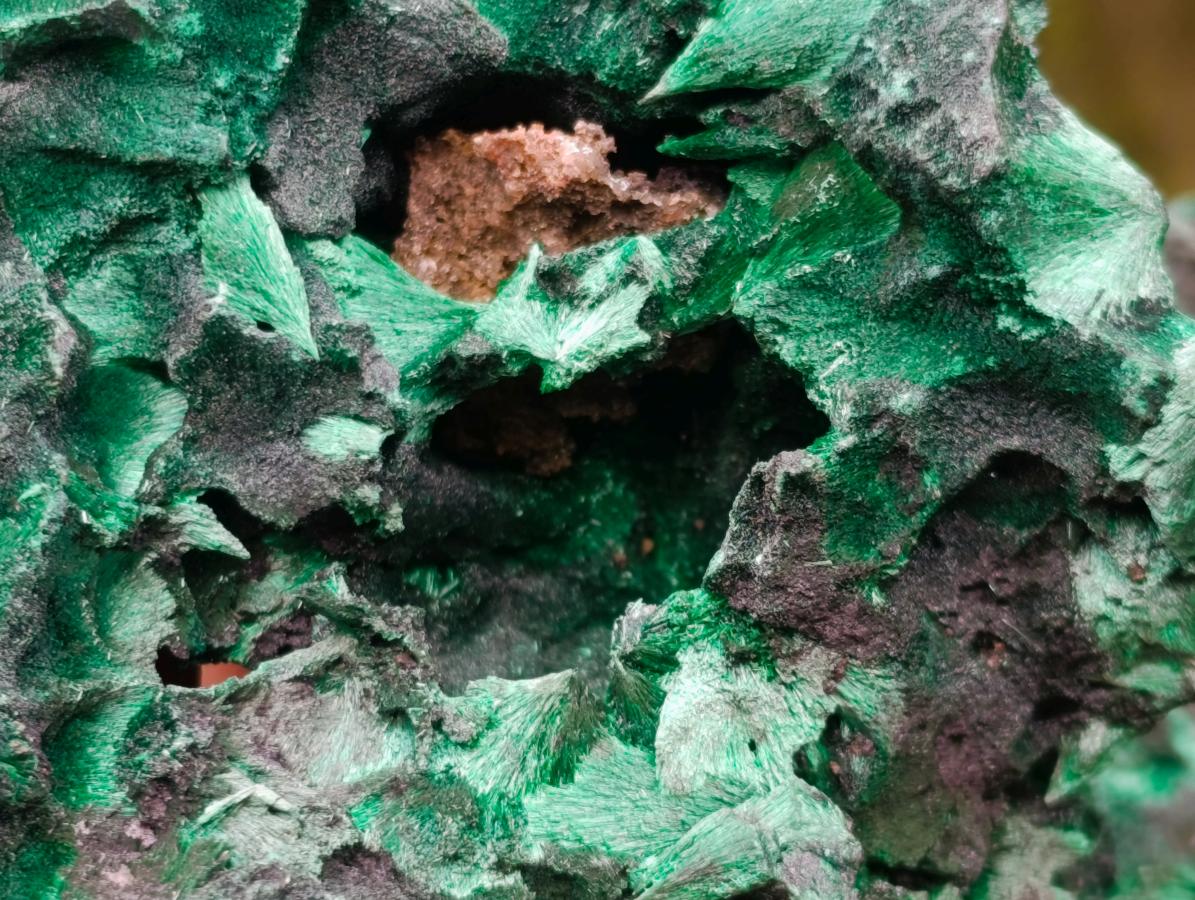 Natural Silky Malachite Specimens x 2 From Kasompe, Congo - Toprock Gemstones and Minerals 