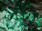 Natural Silky Malachite Specimens x 2 From Kasompe, Congo - Toprock Gemstones and Minerals 