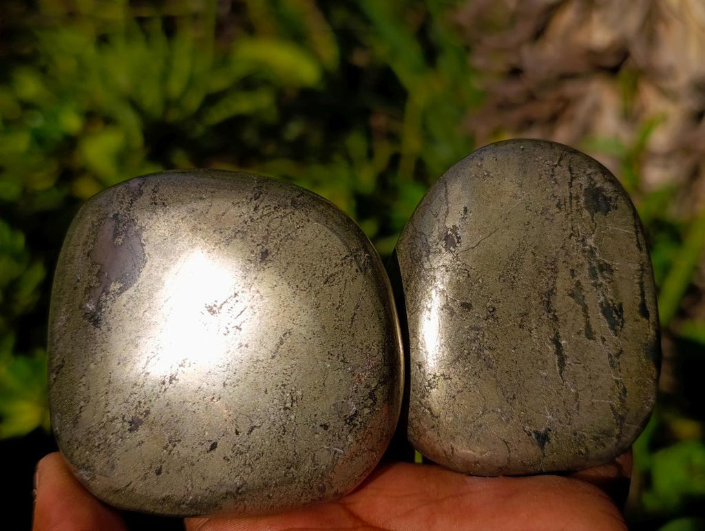 Polished Basalt Pharaoh Stone Free Forms x 12 From Iron Duke Mine, Zimbabwe - Toprock Gemstones and Minerals 