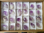 Natural Jacaranda Amethyst Single Crystals x 24 From Mumbwa, Zambia - Toprock Gemstones and Minerals 