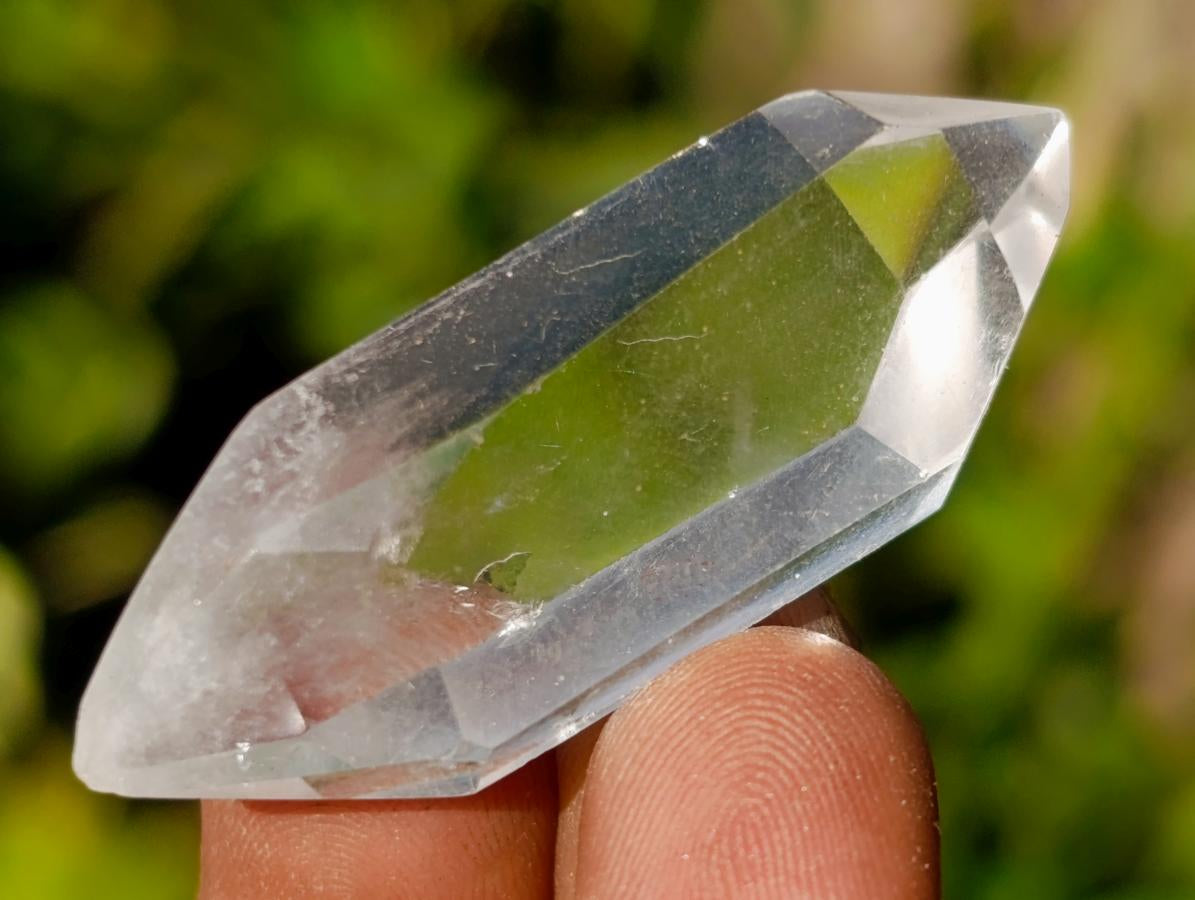 Polished Small Jewellery Double Terminated Clear Quartz Crystals x 70 From Madagascar - Toprock Gemstones and Minerals 