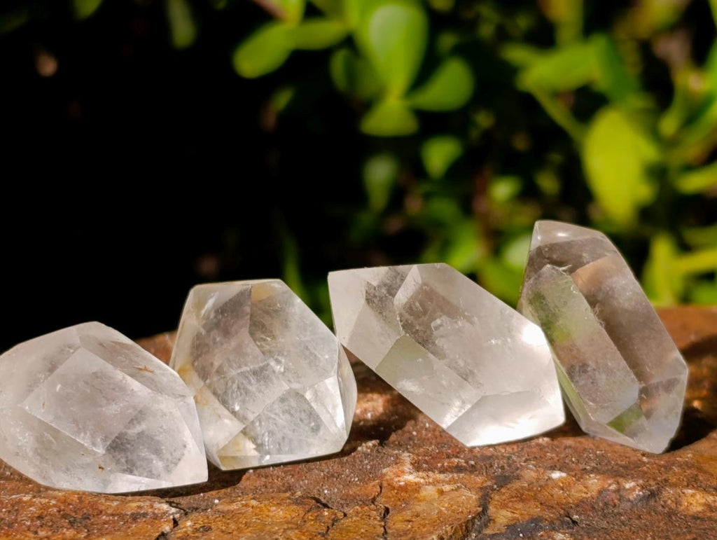 Polished Small Jewellery Double Terminated Clear Quartz Crystals x 70 From Madagascar - Toprock Gemstones and Minerals 