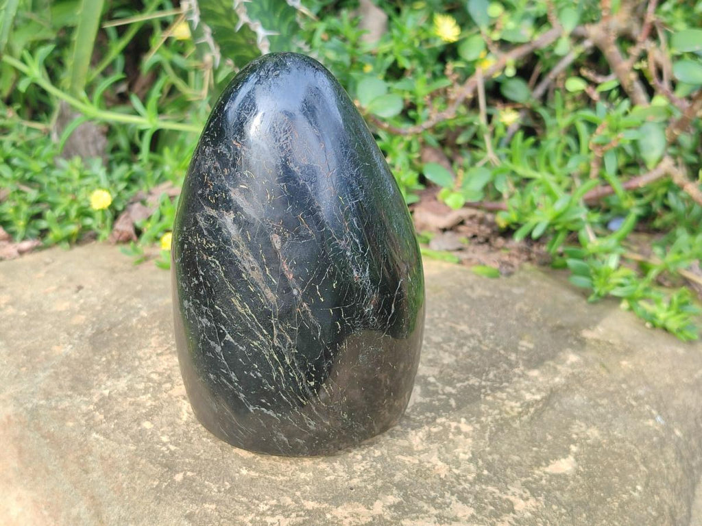 Polished Large Black Tourmaline Standing Display Piece x 1 From Madagascar - Toprock Gemstones and Minerals 
