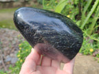 Polished Large Black Tourmaline Standing Display Piece x 1 From Madagascar - Toprock Gemstones and Minerals 