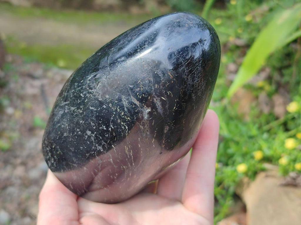 Polished Large Black Tourmaline Standing Display Piece x 1 From Madagascar - Toprock Gemstones and Minerals 
