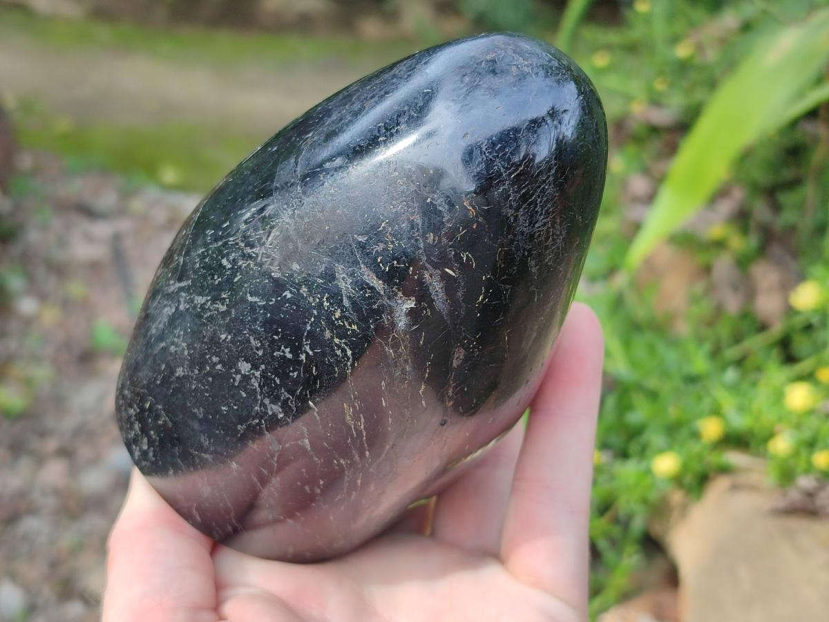 Polished Large Black Tourmaline Standing Display Piece x 1 From Madagascar - Toprock Gemstones and Minerals 