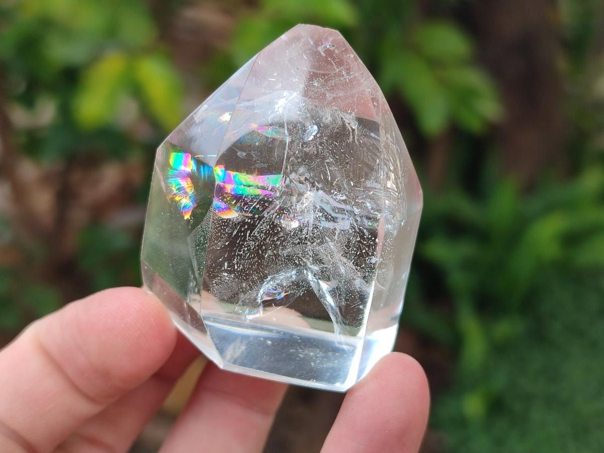 Polished Clear Quartz Display Crystals x 12 From Madagascar