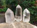 Polished Clear Quartz Display Crystals x 12 From Madagascar - Toprock Gemstones and Minerals 