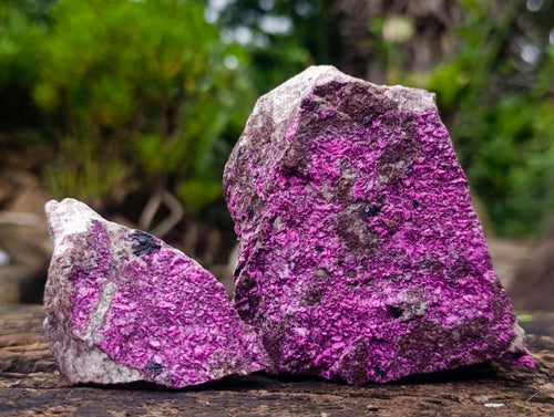 Natural Salrose Cobaltoan Dolomite Specimens x 6 From Kakanda, Congo
