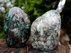 Polished Emerald Mica 'Mutokolite' Standing Display Pieces x 6 From Mutoko, Zimbabwe - Toprock Gemstones and Minerals 