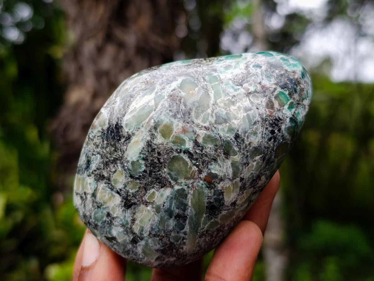 Polished Emerald Mica 'Mutokolite' Standing Display Pieces x 6 From Mutoko, Zimbabwe - Toprock Gemstones and Minerals 