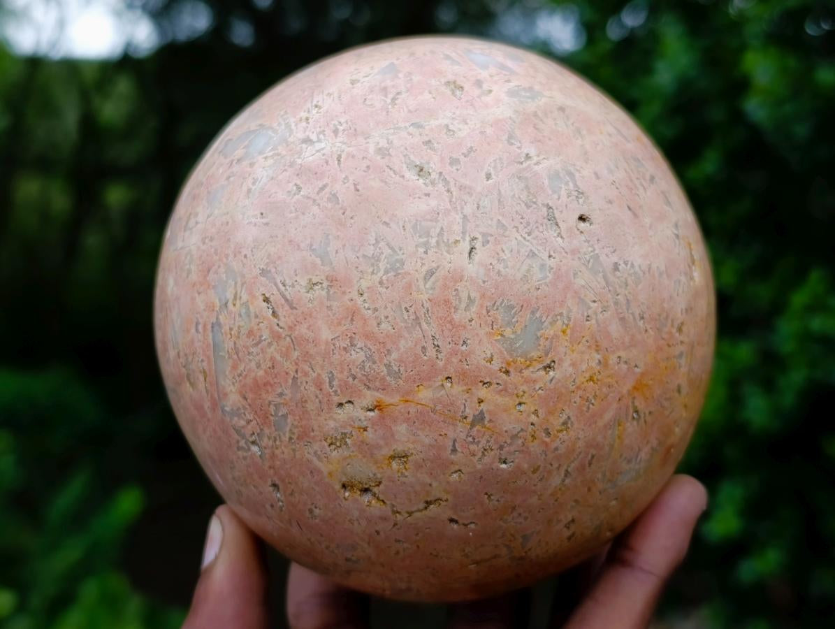 Polished Large Runestone Feldspar Sphere x 1 From Zimbabwe - Toprock Gemstones and Minerals 