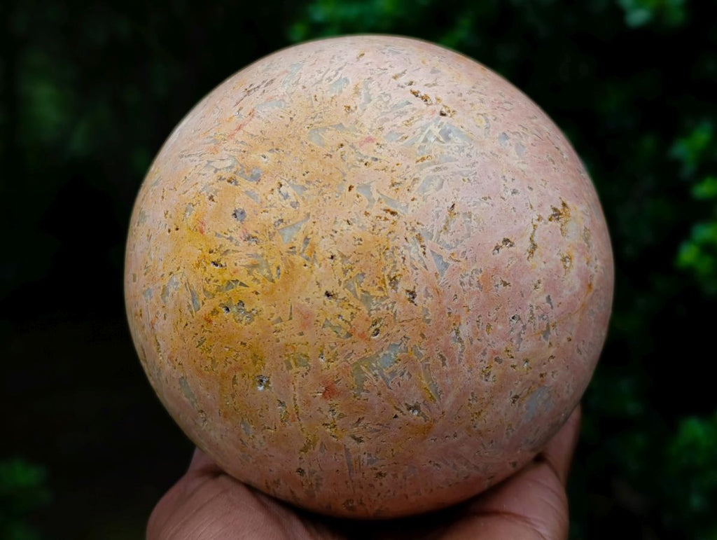 Polished Large Runestone Feldspar Sphere x 1 From Zimbabwe - Toprock Gemstones and Minerals 