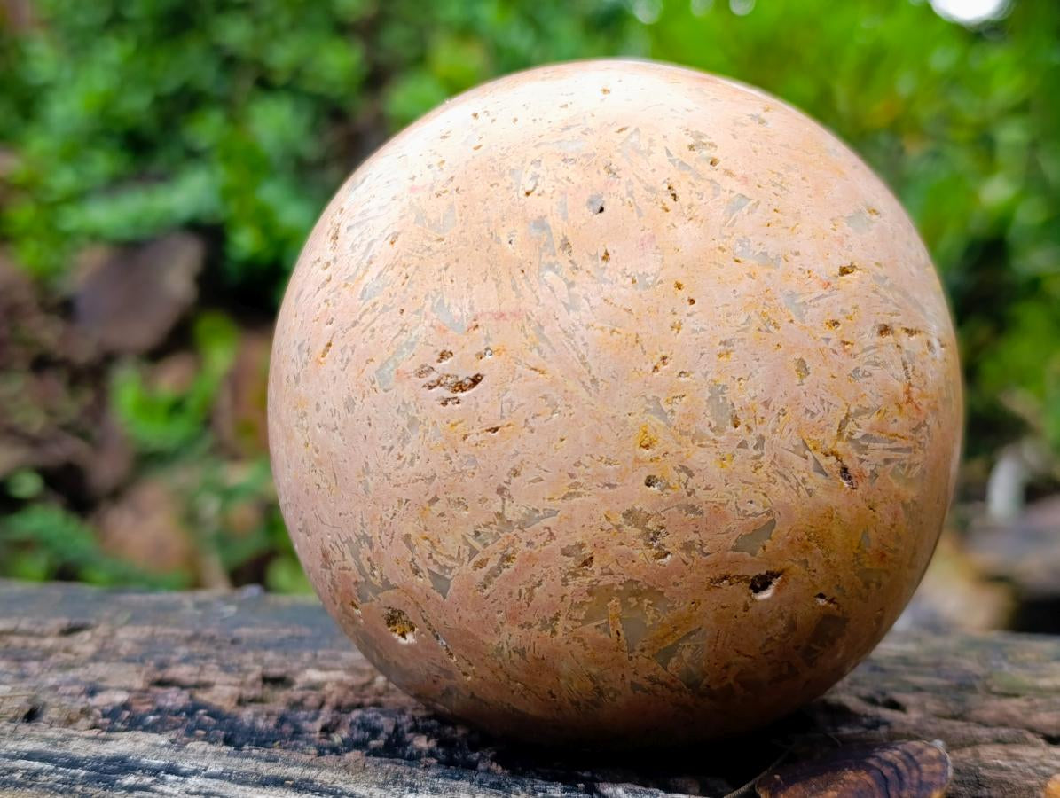 Polished Large Runestone Feldspar Sphere x 1 From Zimbabwe - Toprock Gemstones and Minerals 