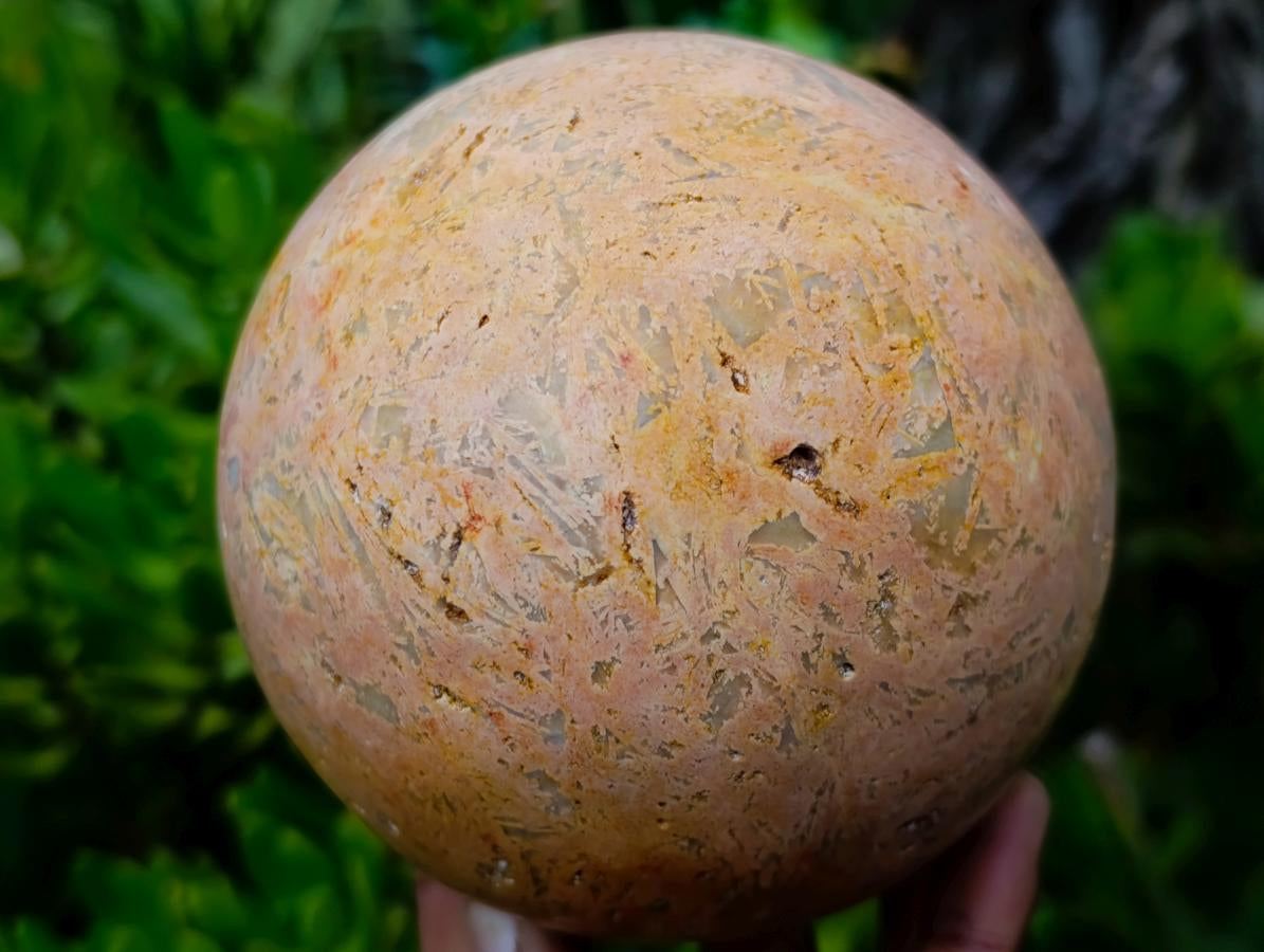 Polished Large Runestone Feldspar Sphere x 1 From Zimbabwe - Toprock Gemstones and Minerals 