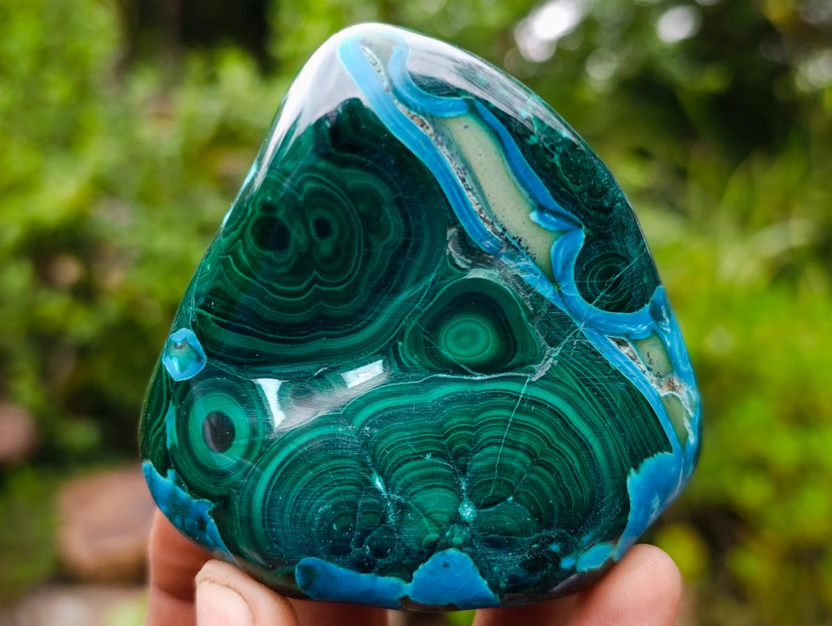 Polished Malacolla Free Forms x 6 From Kulukuluku, Congo - Toprock Gemstones and Minerals 