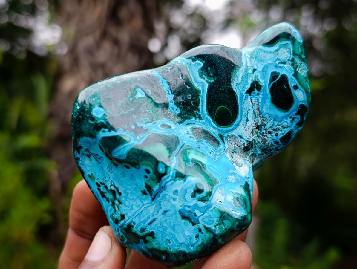 Polished Malacolla Free Forms x 6 From Kulukuluku, Congo - Toprock Gemstones and Minerals 