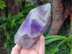 Polished Chevron Amethyst Display Crystals x 2 From Madagascar - Toprock Gemstones and Minerals 