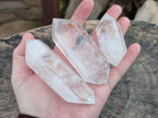 Polished Double Terminated Clear Quartz Crystals x 6 From Madagascar - Toprock Gemstones and Minerals 