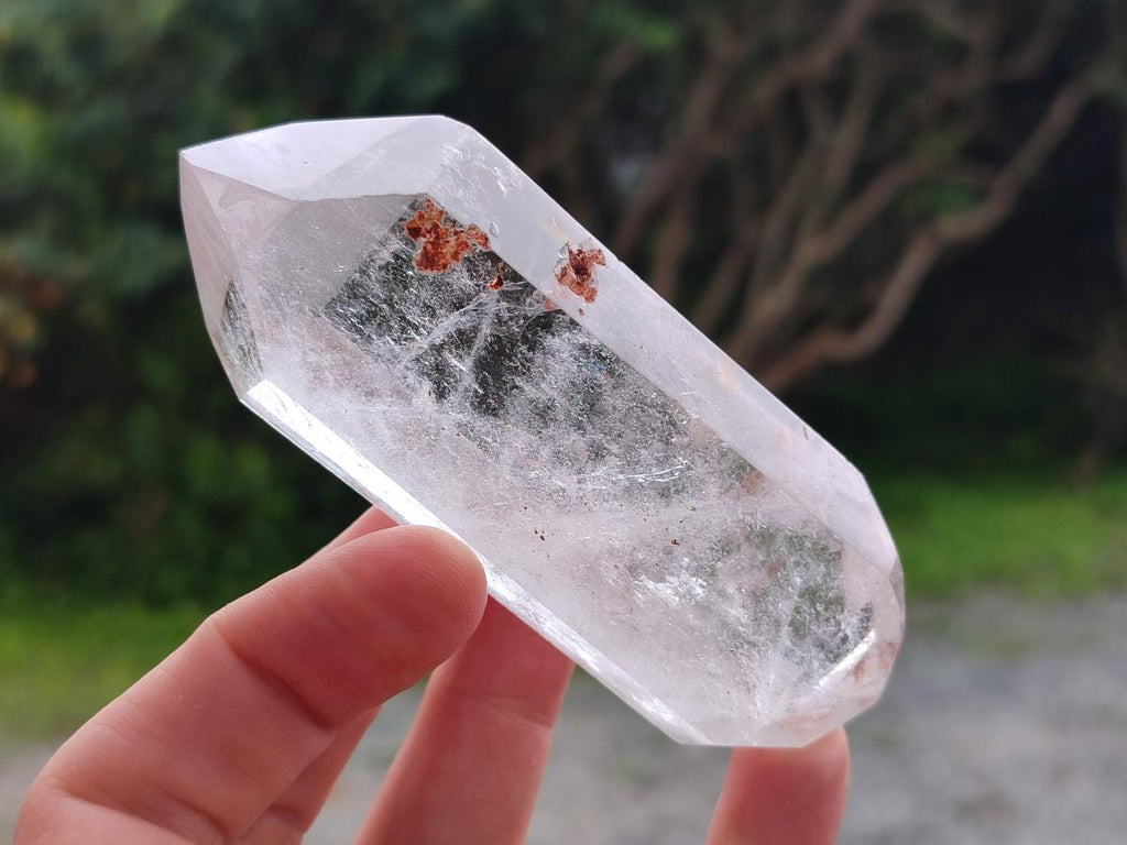 Polished Double Terminated Clear Quartz Crystals x 6 From Madagascar - Toprock Gemstones and Minerals 