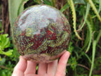Polished Bastite Dragonsblood Stone Sphere x 1 From Tshipise, South Africa - Toprock Gemstones and Minerals 